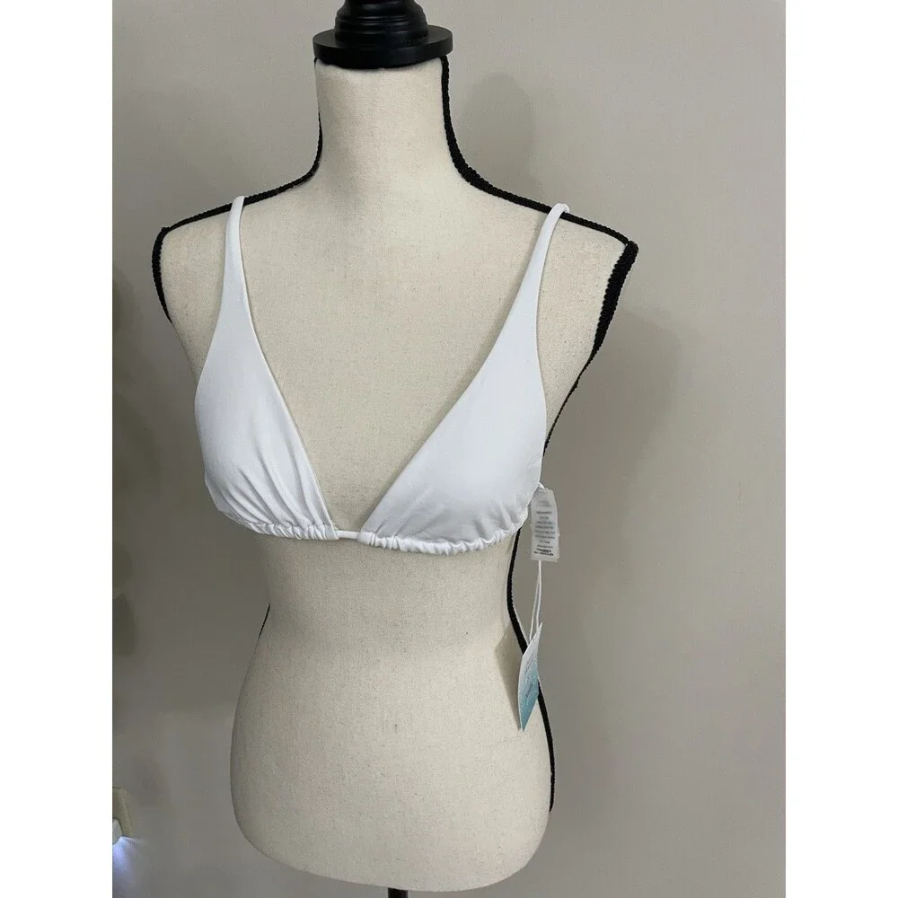 Andis Swim x Demi Moore The Tropez Bikini Top NWT Size S Small